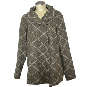 Cleo XL Petite Cozy Soft Sweater Wrap, Transition to Fall